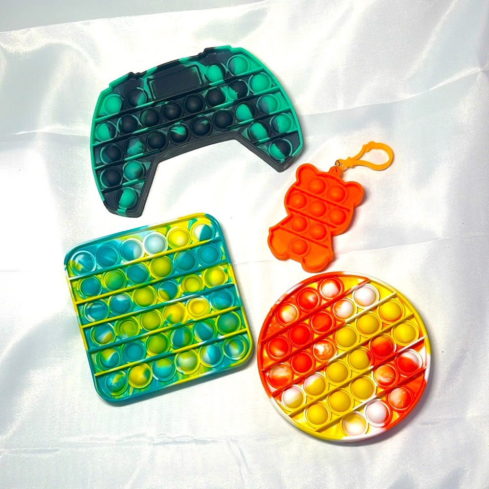 Colorful Pop It Fidget Toy Set